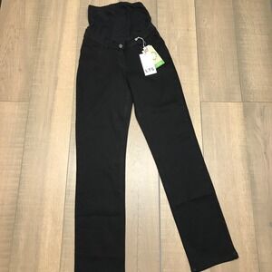 Long Tall Sally Black Straight Leg Jeans